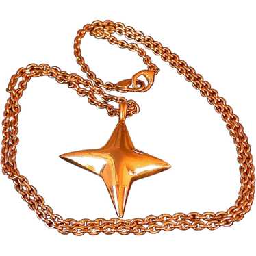 Liz Claiborne Star Pendant On 32-inch Liz Claibor… - image 1