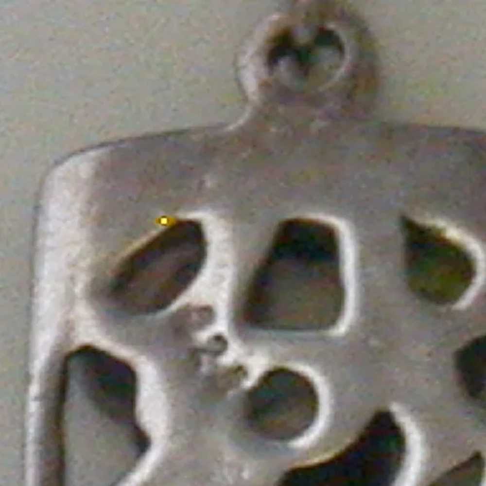 Multi-Gemstone & Sterling Silver Dangle Earrings - image 6