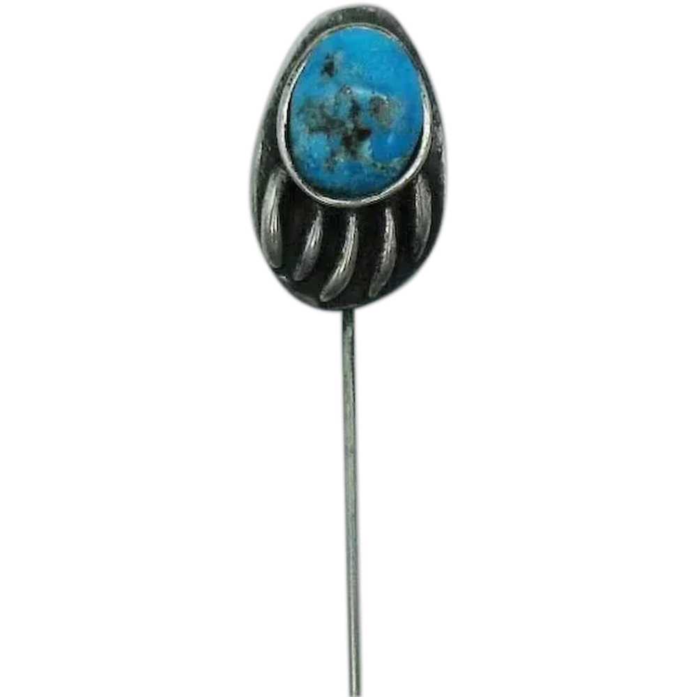 Unique Native American Indian Unsigned Turquoise … - image 1