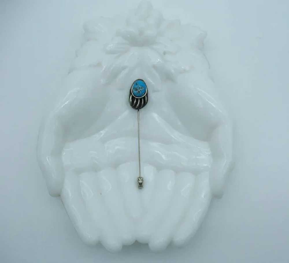 Unique Native American Indian Unsigned Turquoise … - image 4