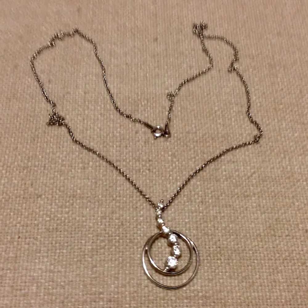 Sterling Circle Of Life Pendant Necklace - image 5