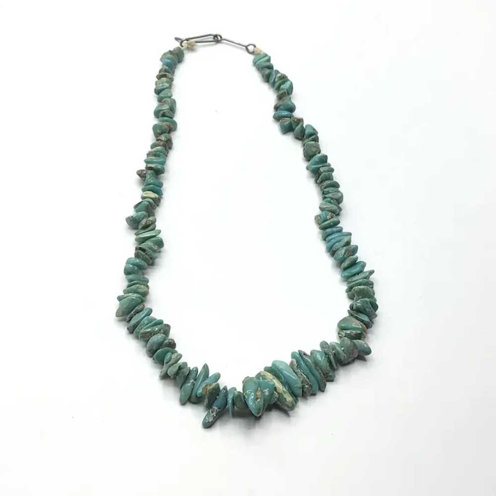 Turquoise Nugget Necklace - image 2