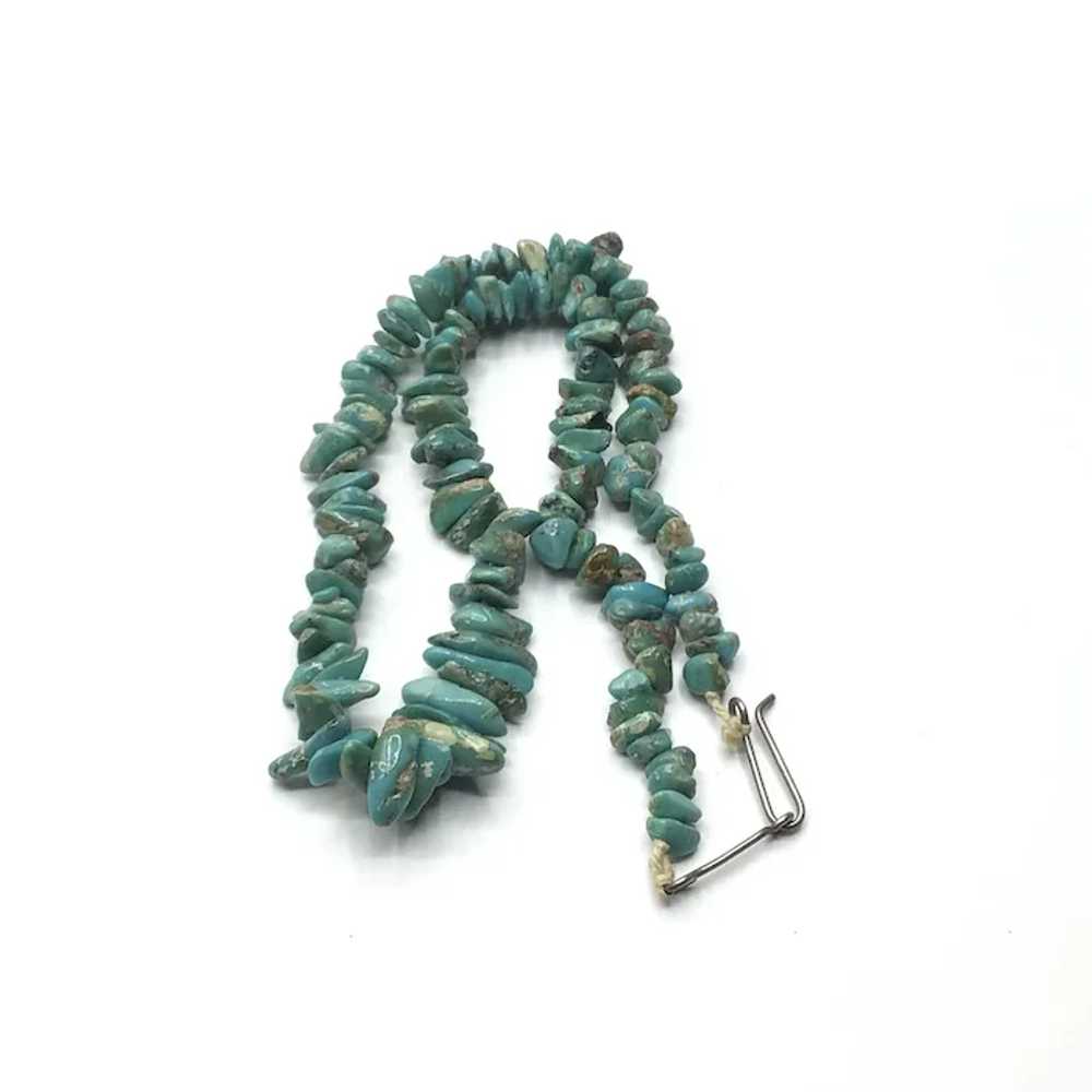 Turquoise Nugget Necklace - image 4