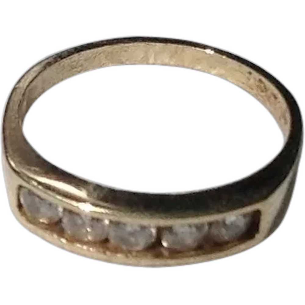 Gold Filled Paste Baby Ring - image 1