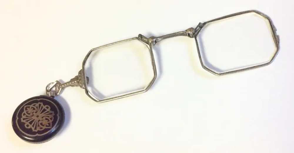 Victorian Sterling Silver Lorgnette Opera Glasses… - image 3