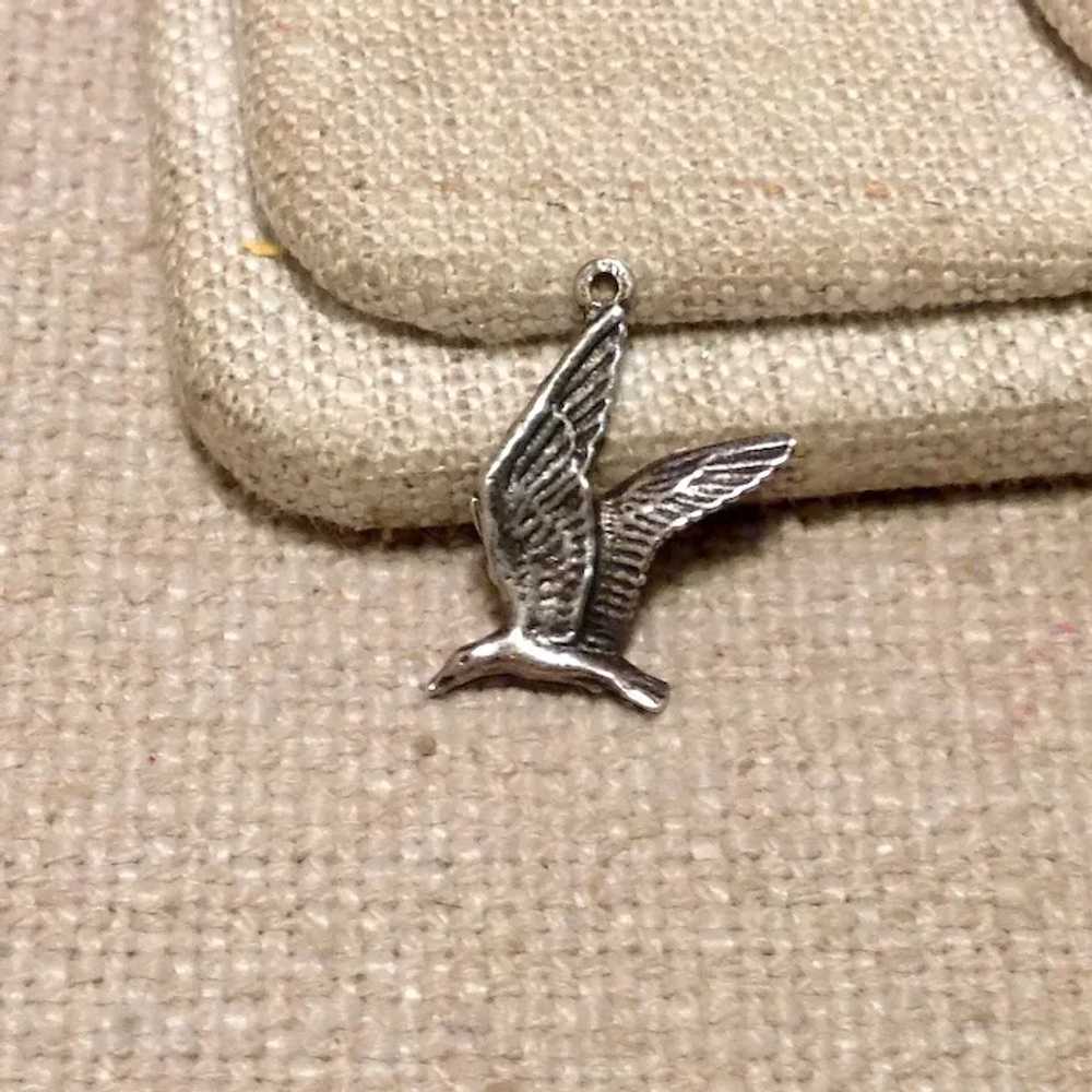 Sterling Silver Flying Duck Charm - image 2