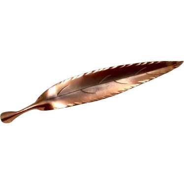 Stuart Nye Copper Leaf Brooch