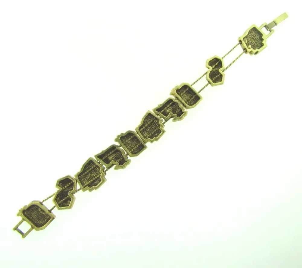 Vintage Las Vegas style slide charm Bracelet - image 3