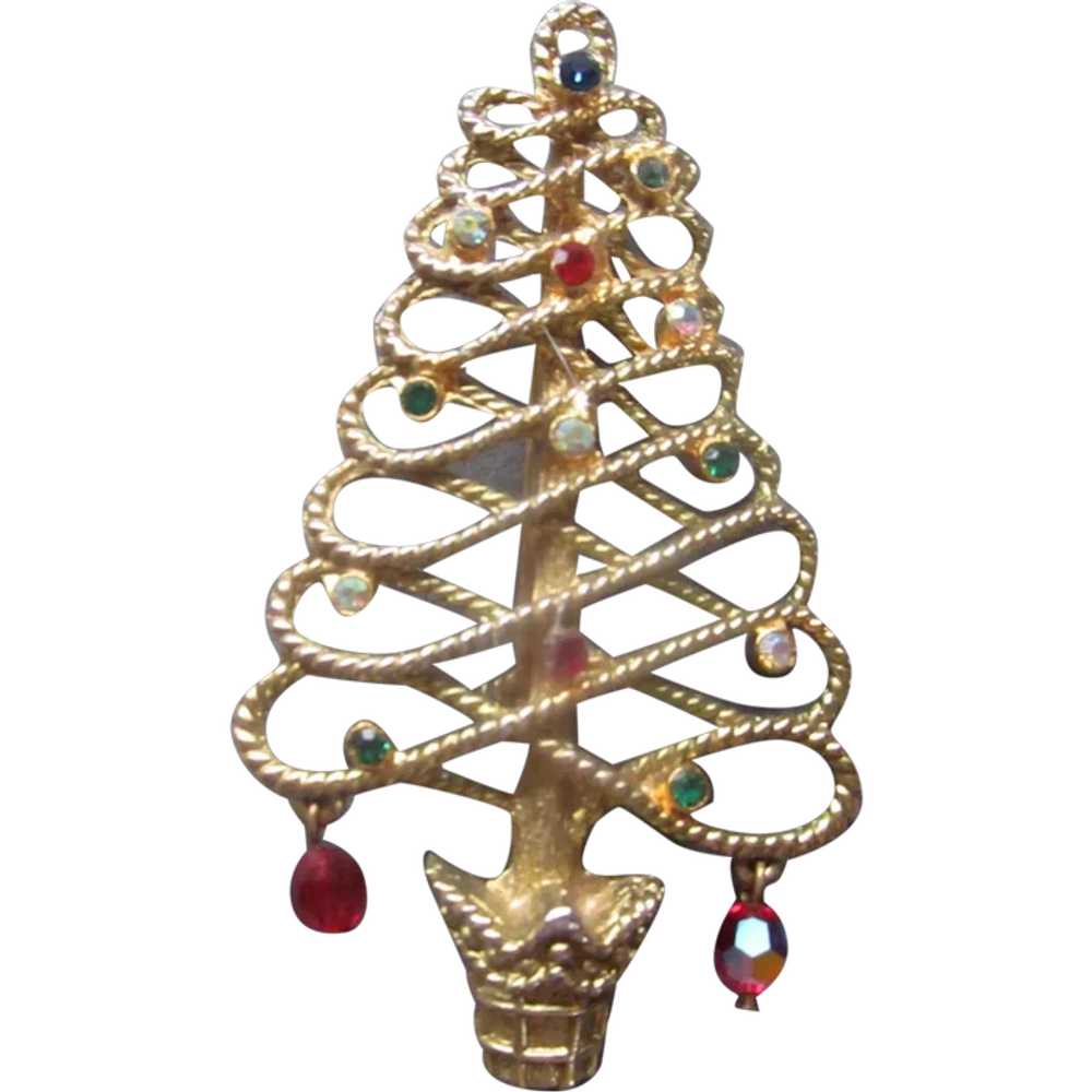 Tancer II Christmas tree pin Zig Zag design - image 1