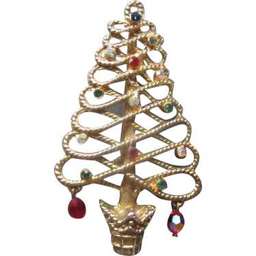 Tancer II Christmas tree pin Zig Zag design - image 1
