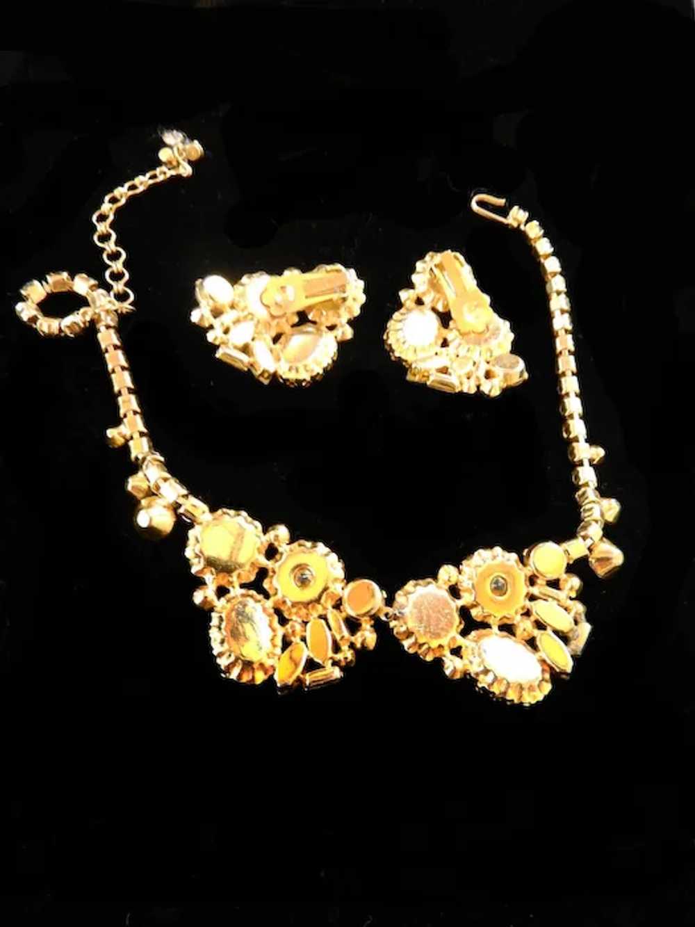 Fabulous Designer Big Bold Vintage 1950s Necklace… - image 2
