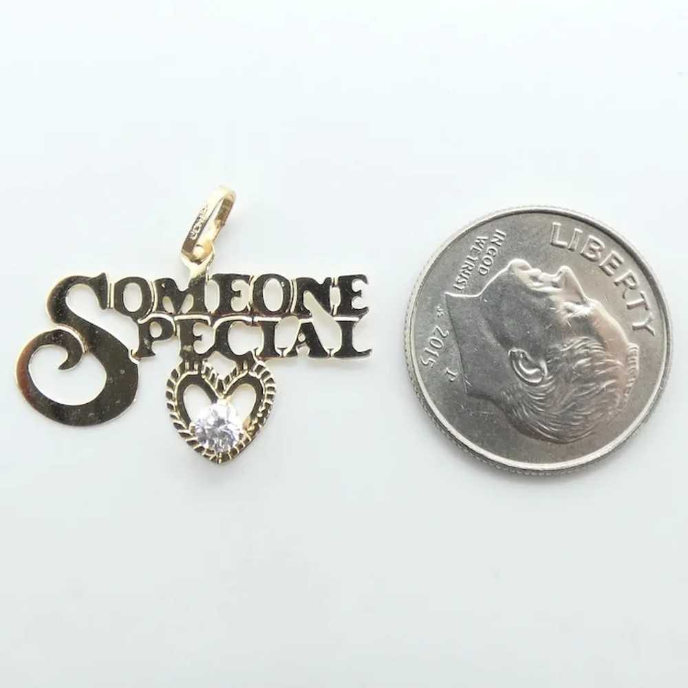 Someone Special Pendant with Faux Diamond Accent … - image 2