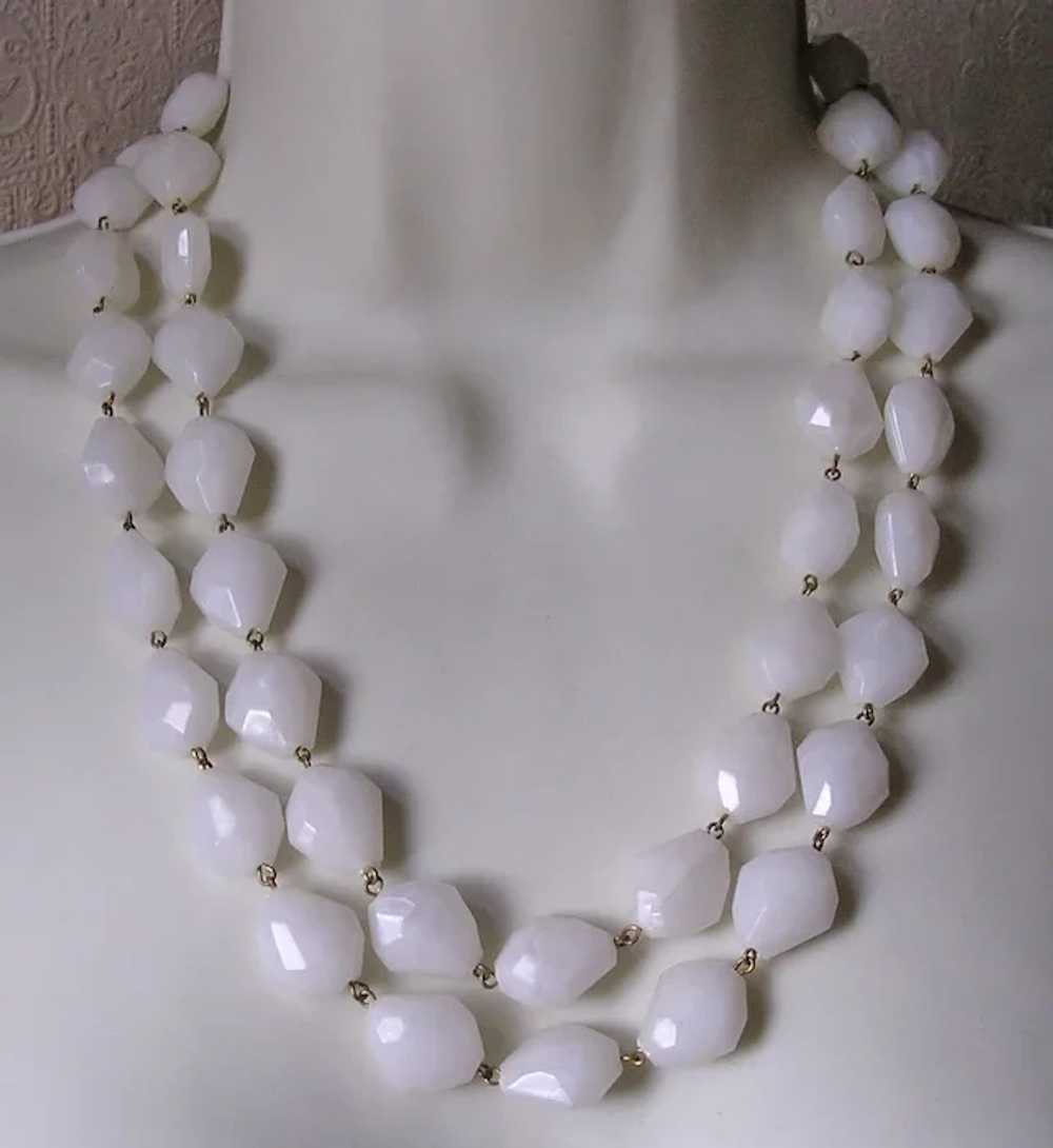 Vintage 1950's West German Lucite Double Strand F… - image 1