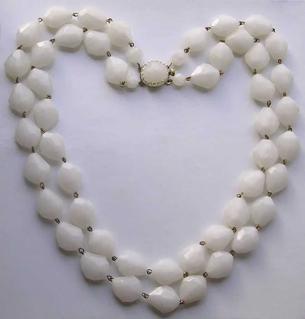 Vintage 1950's West German Lucite Double Strand F… - image 2