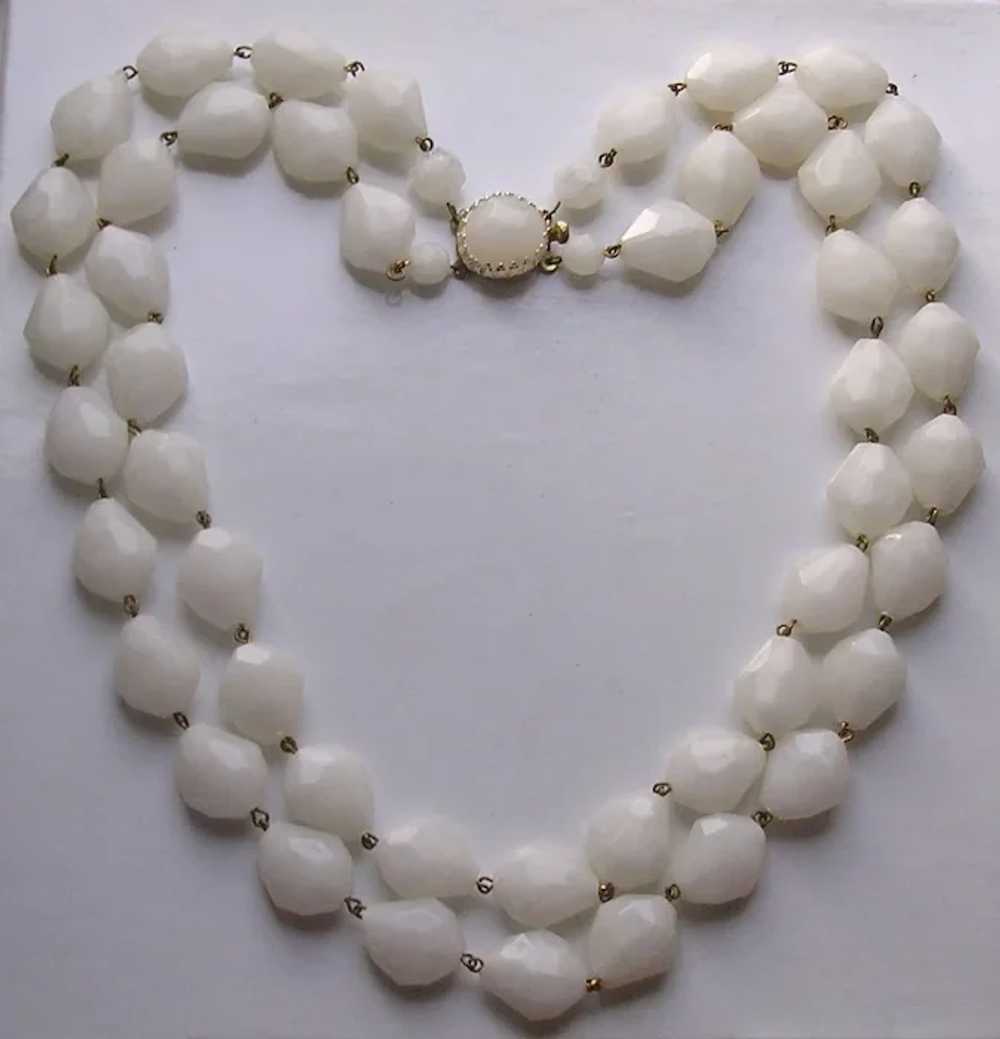 Vintage 1950's West German Lucite Double Strand F… - image 5