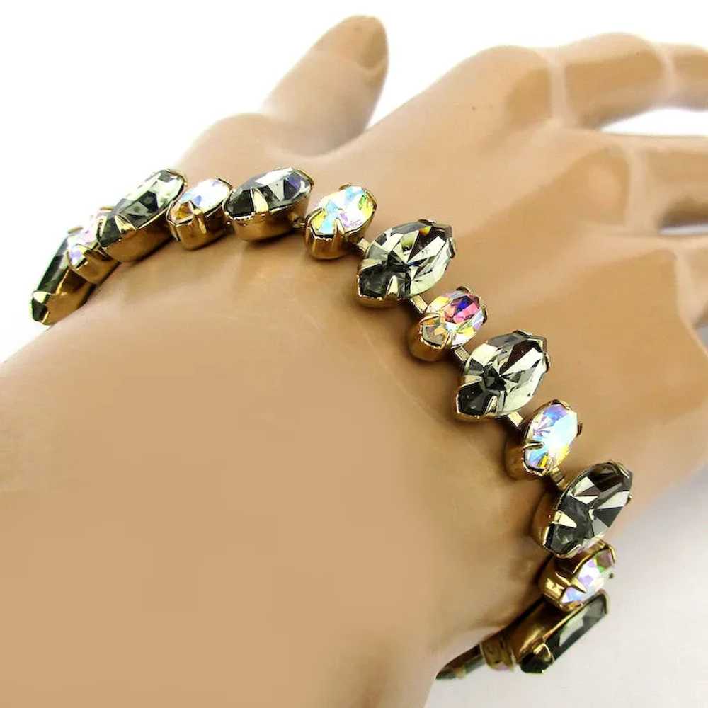 Really Nice Vintage Crystal Rhinestone Bracelet - image 6