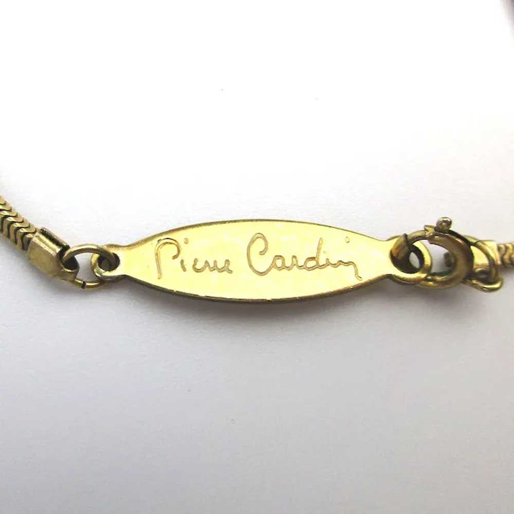 Vintage Pierre Cardin Gold-Filled Name Chain Neck… - image 4