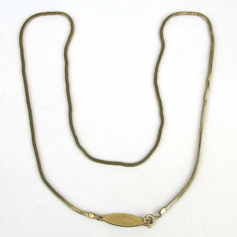 Vintage Pierre Cardin Gold-Filled Name Chain Neck… - image 5