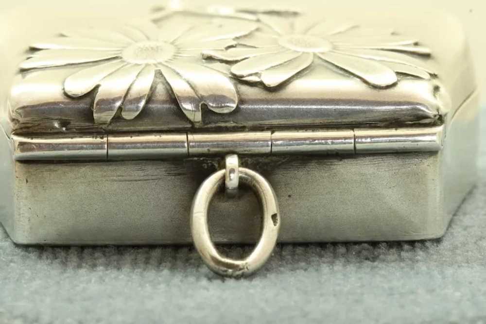Art Nouveau Silver Box Pendant - image 3