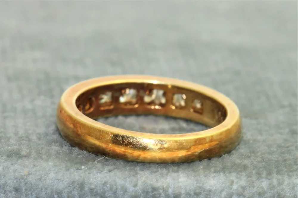 18K Scott Kay 0.53 CTW Half Eternity Band - image 3