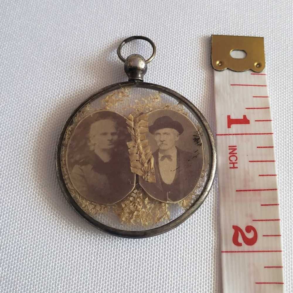 Rare Circa 1870 Victorian Mourning Memorial Penda… - image 3