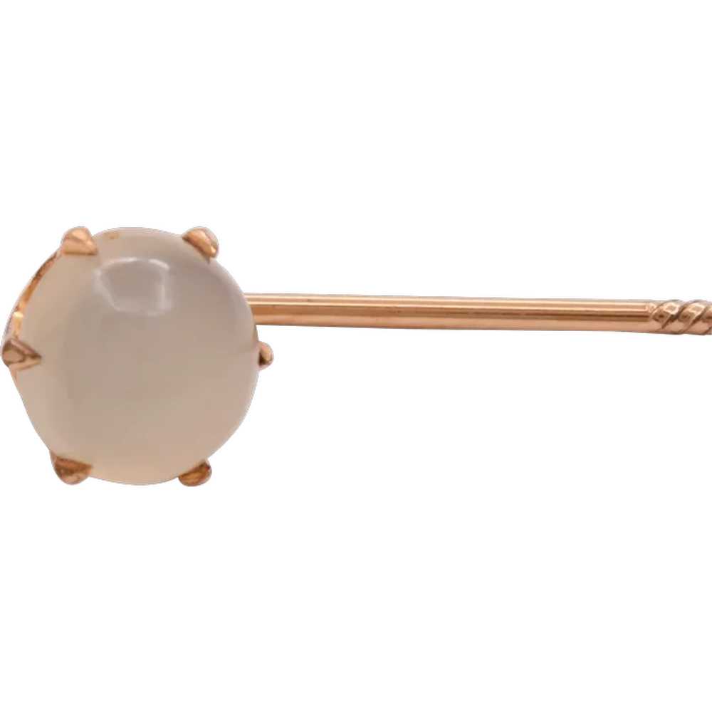 Victorian Moonstone Stick Pin - image 1