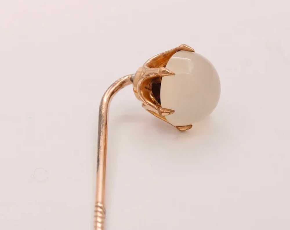 Victorian Moonstone Stick Pin - image 5