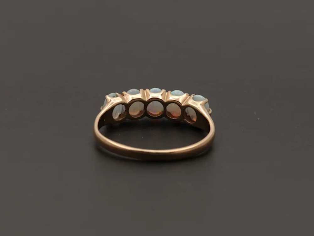 Vintage Opals 14K Yellow Gold Ring - image 6