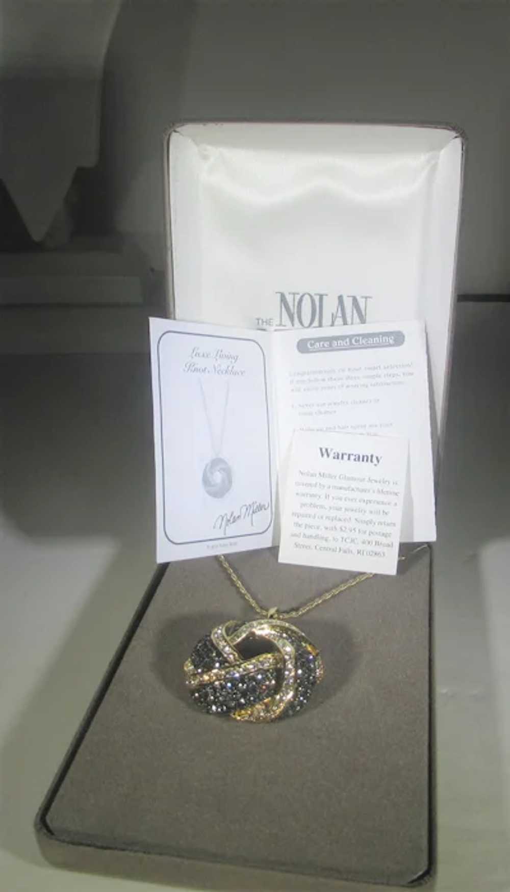 Nolan Miller Luxe Living Knot Necklace NIB - image 2