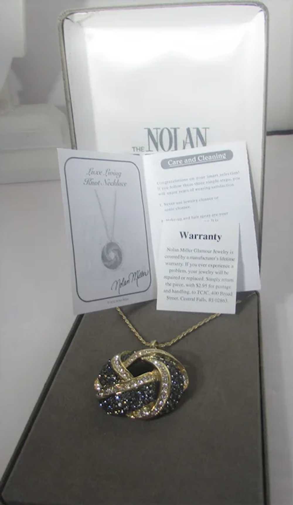 Nolan Miller Luxe Living Knot Necklace NIB - image 4