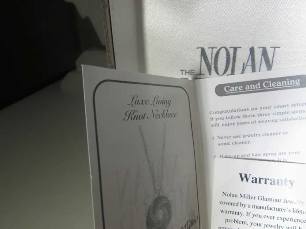 Nolan Miller Luxe Living Knot Necklace NIB - image 6