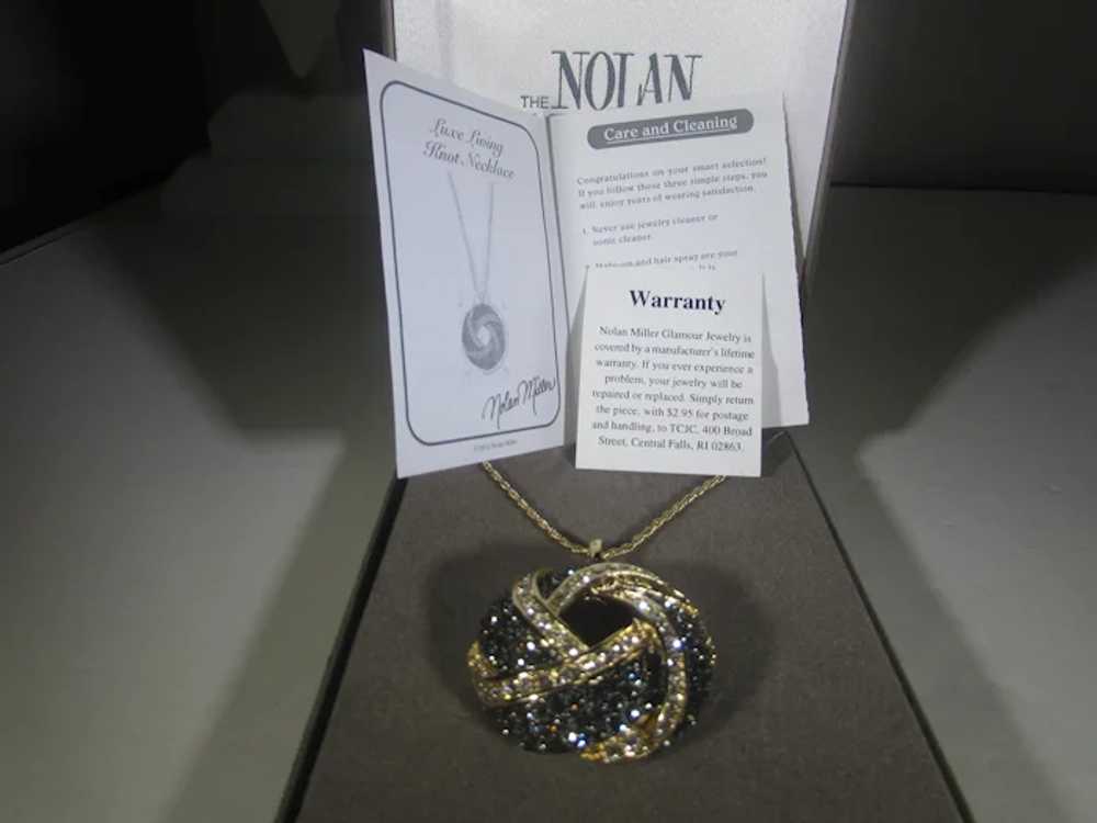 Nolan Miller Luxe Living Knot Necklace NIB - image 8