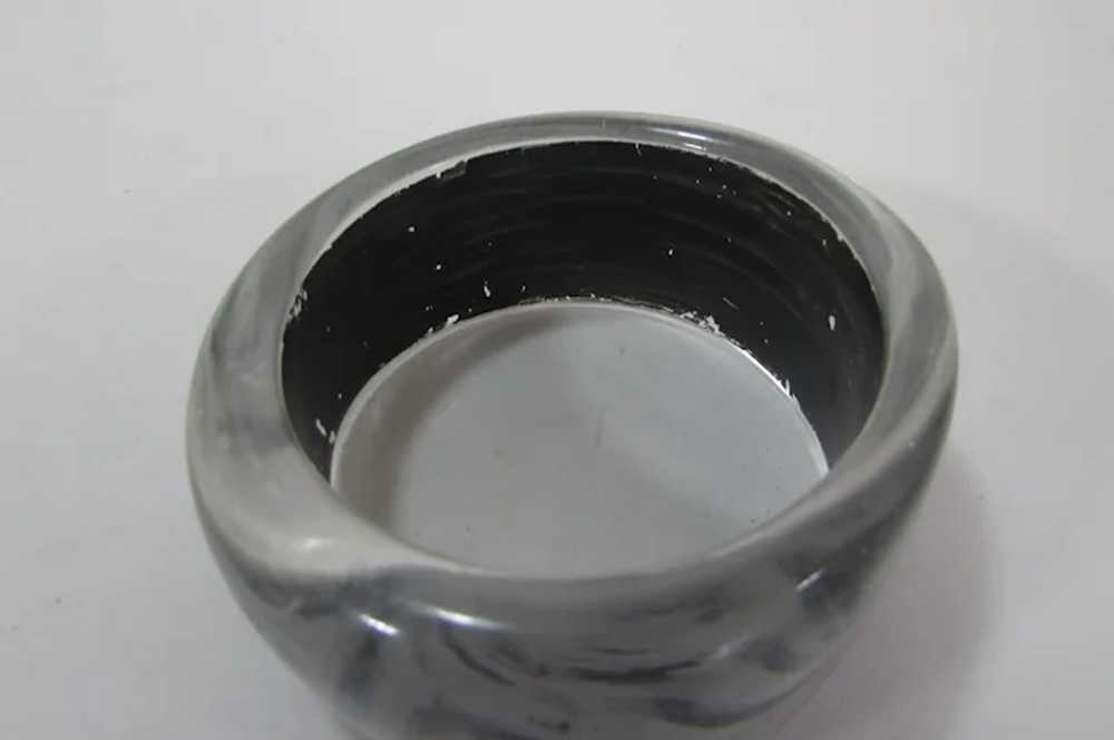 Lucite Cuff in  Silver and Black - image 11