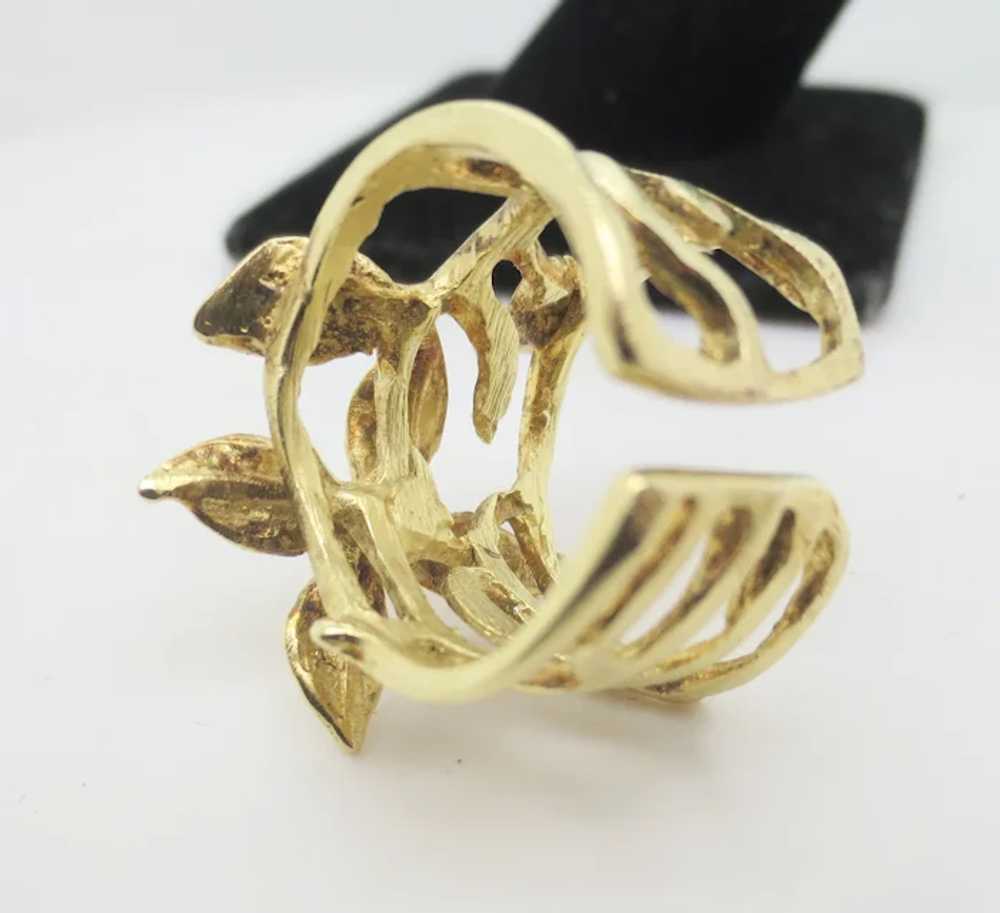 Gilt Metal Split Ring - image 5