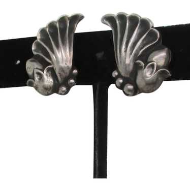 1940s La Paglia Designed Sterling Earrings