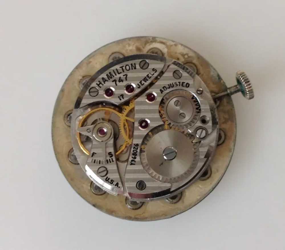 Hamilton Diamond Dial 14K White Gold Wrist  Watch - image 3