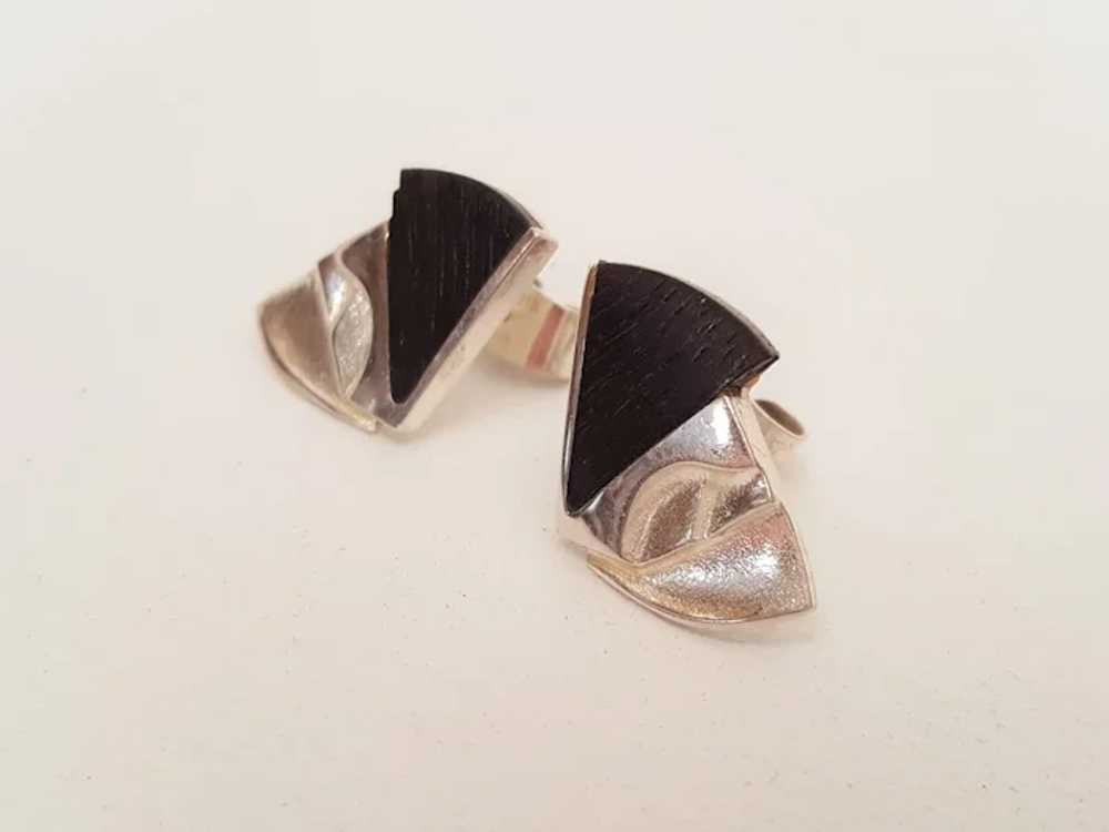 Lapponia - Sterling Silver Stud Earrings - Zoltan… - image 2