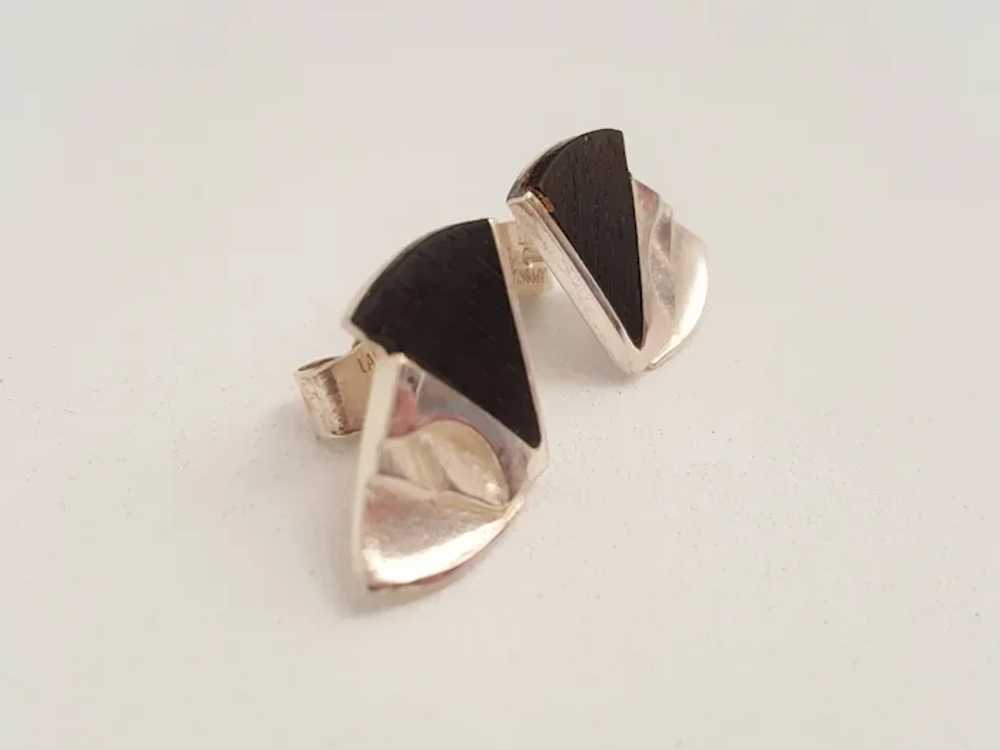 Lapponia - Sterling Silver Stud Earrings - Zoltan… - image 3