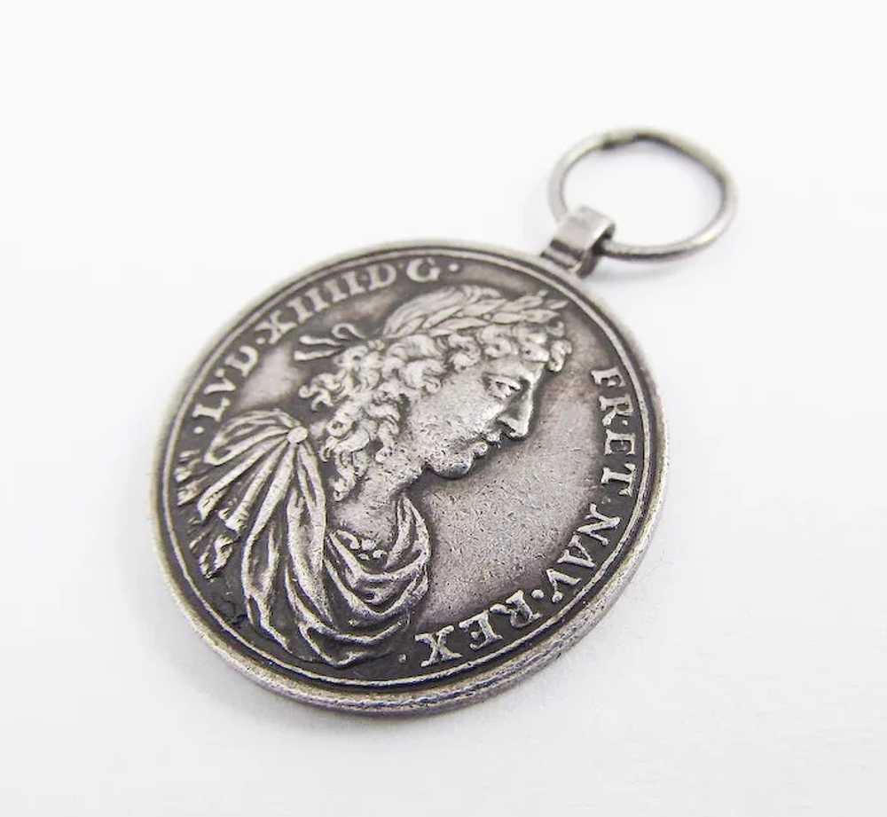 HISTORIC French Double-Sided Sterling Silver Marr… - image 3