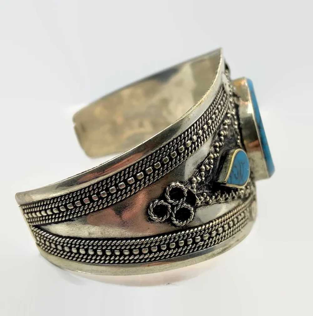 Boho Bracelet, Kuchi Cuff, Afghan Jewelry, Compos… - image 4
