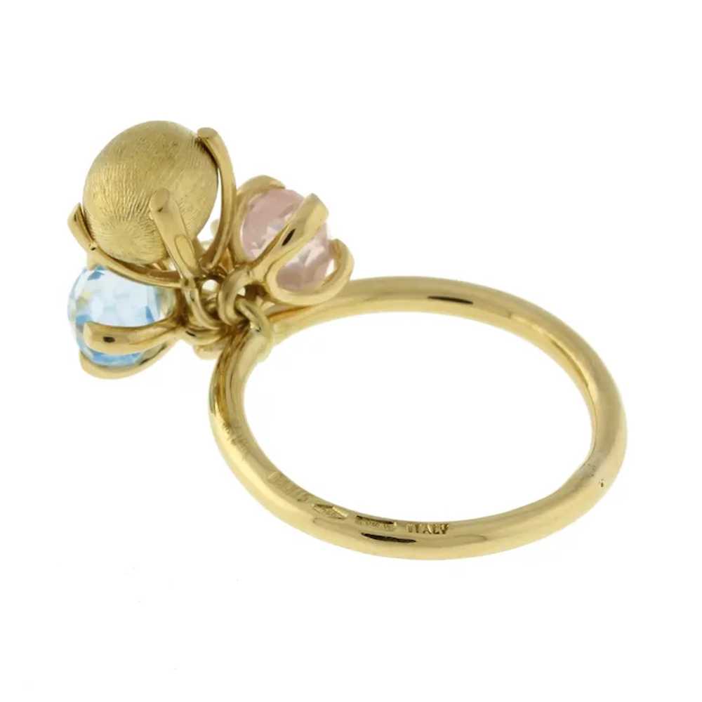 Nanis Bonbon Multi-Gemstone Ring 18K Yellow Gold … - image 5