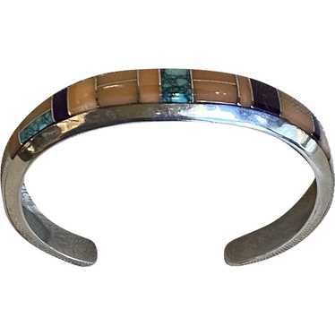 Multi Stone Inlay Bracelet
