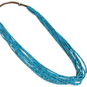 10 Strand Turquoise Necklace