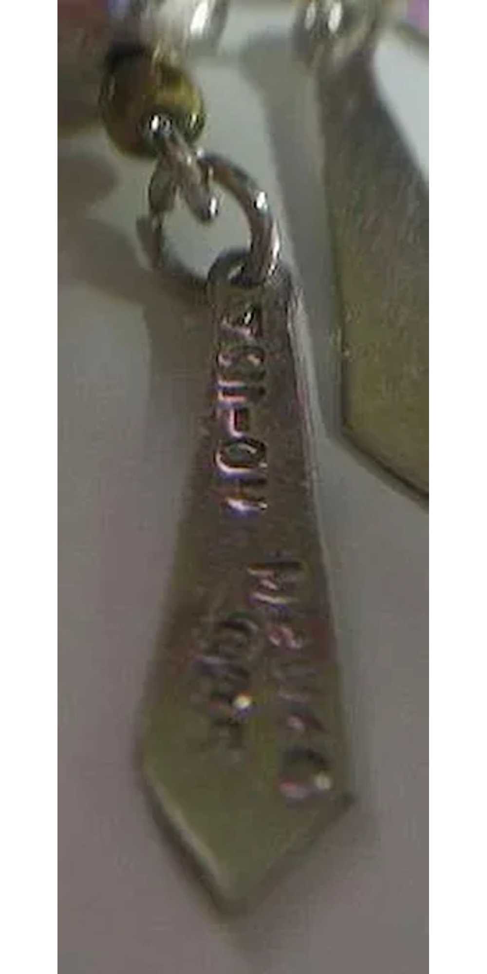 925 Sterling Silver Vintage Pierced/Post Earrings… - image 5