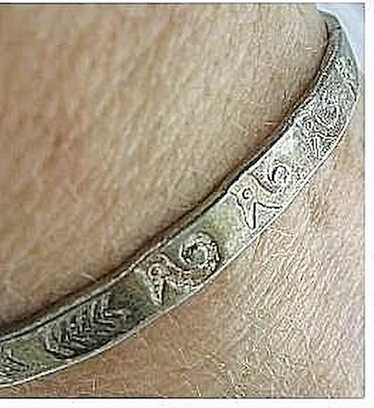 Sterling Silver 925 Native American Big 8" Engrave