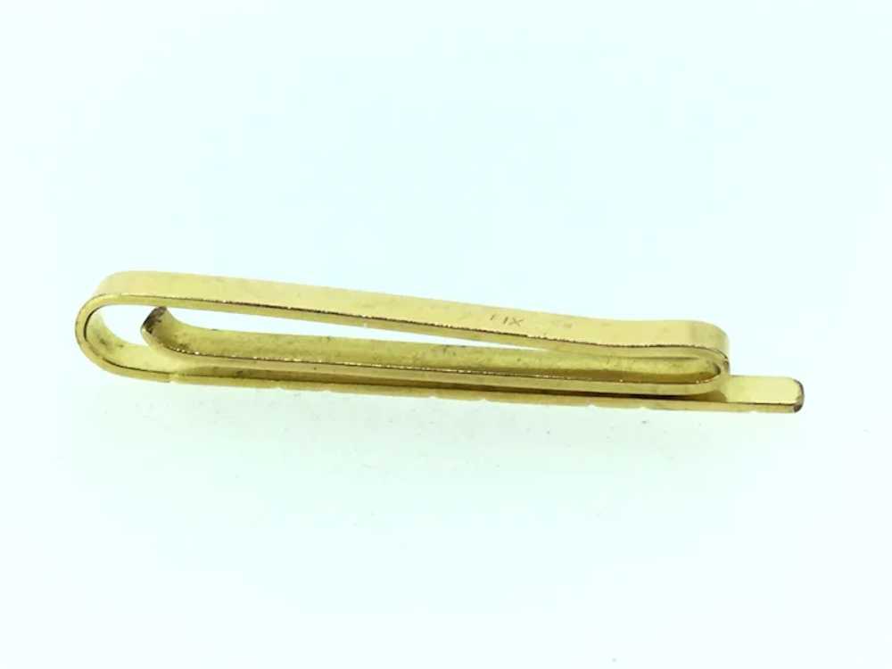 Vintage French Fix Tie Clip Geometrical Patterns … - image 4