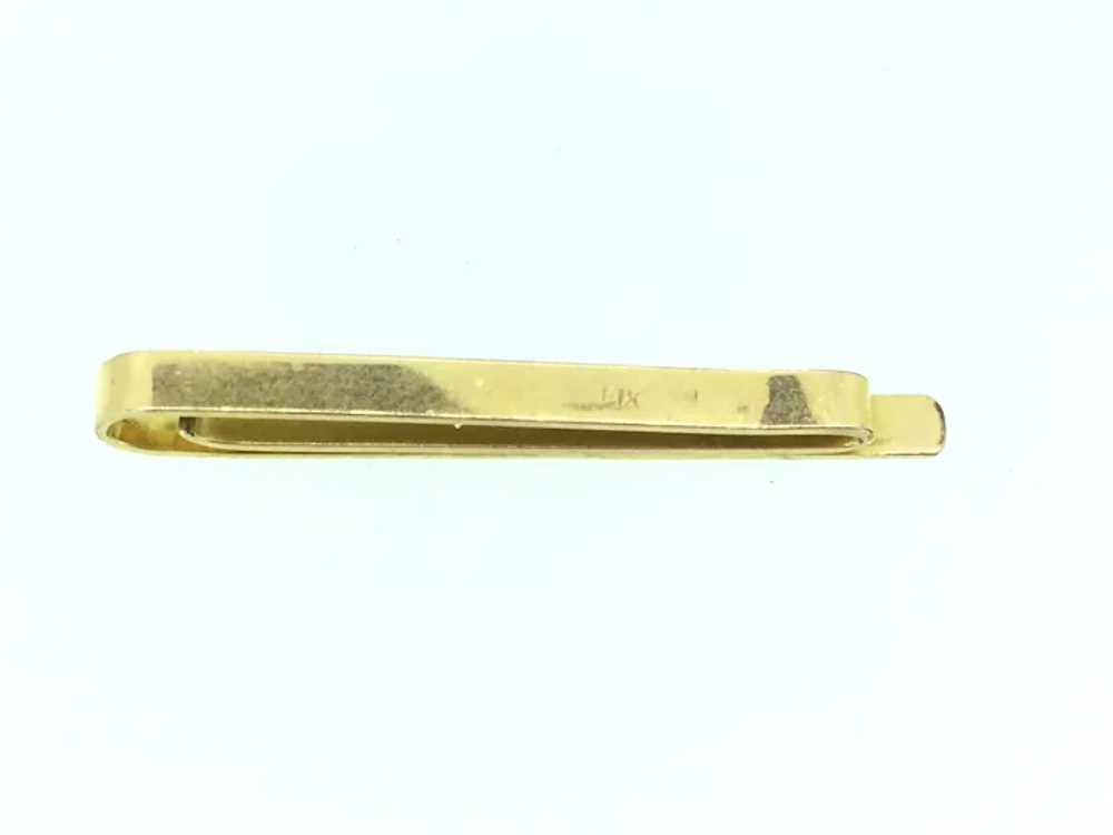 Vintage French Fix Tie Clip Geometrical Patterns … - image 5