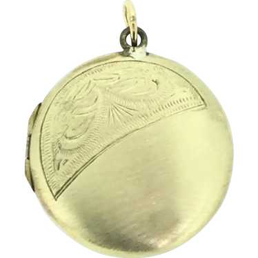 Edwardian Locket Pendant 9CT Hallmarked Elegantly… - image 1