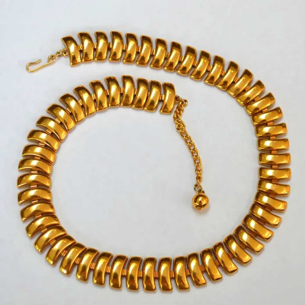 NAPIER Curved Link Necklace - image 3