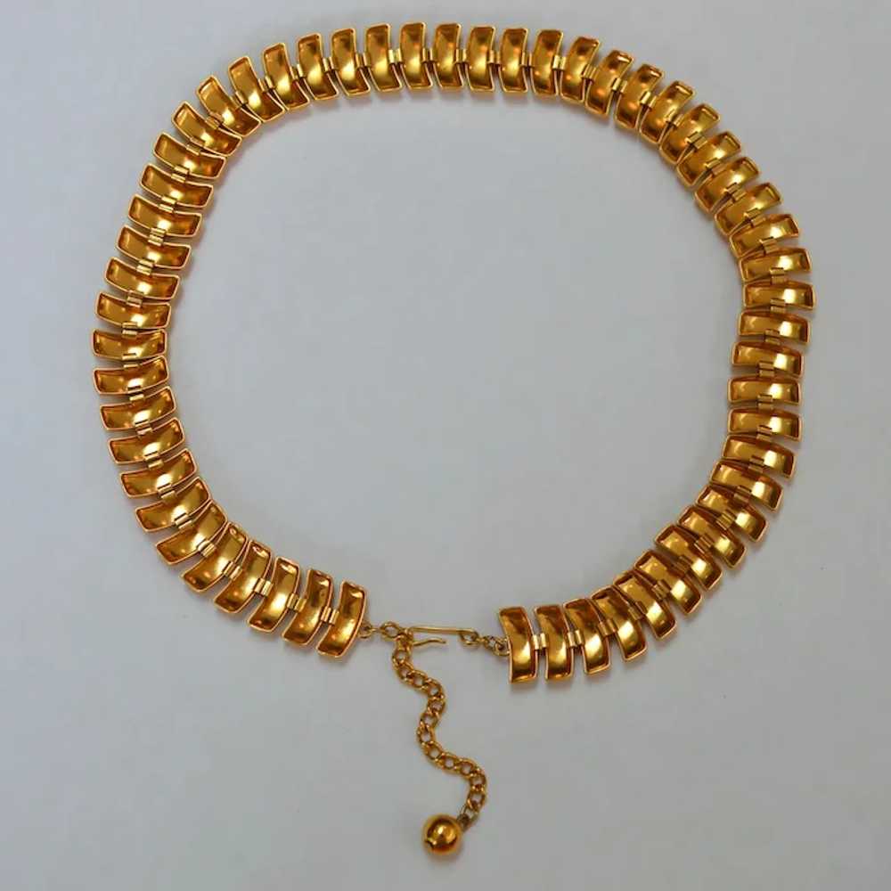 NAPIER Curved Link Necklace - image 4